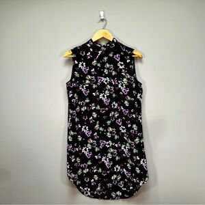 Equipment Femme sleeveless button down shirt dress in 100% silk